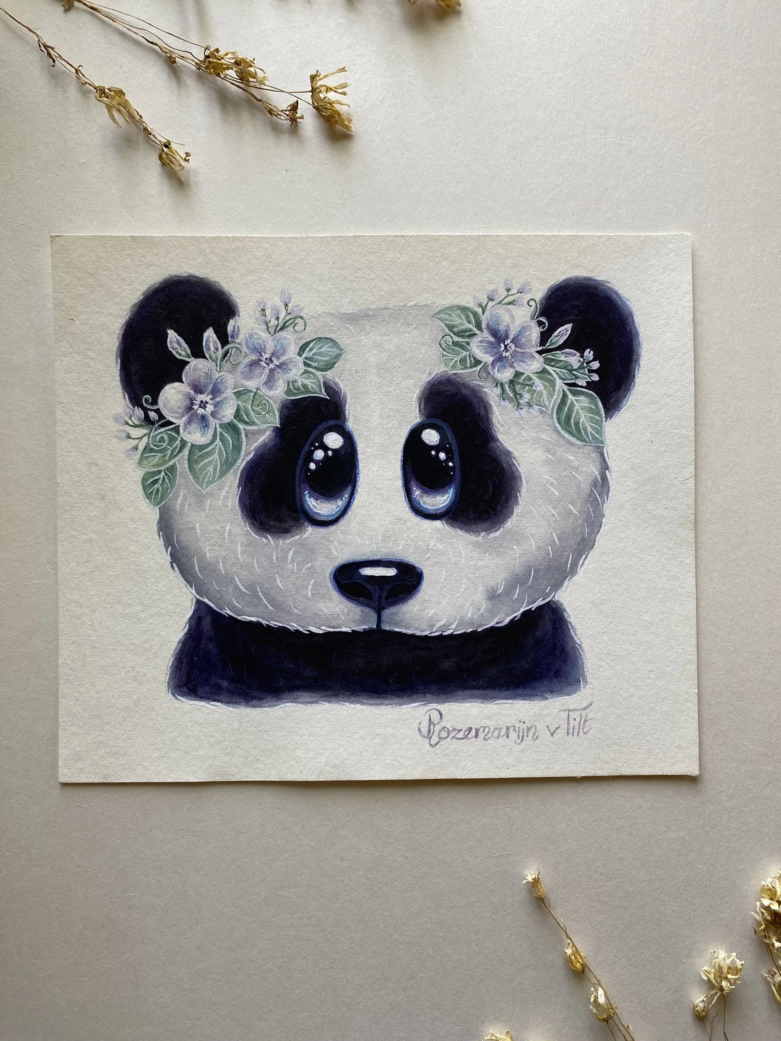 Panda illustration original art