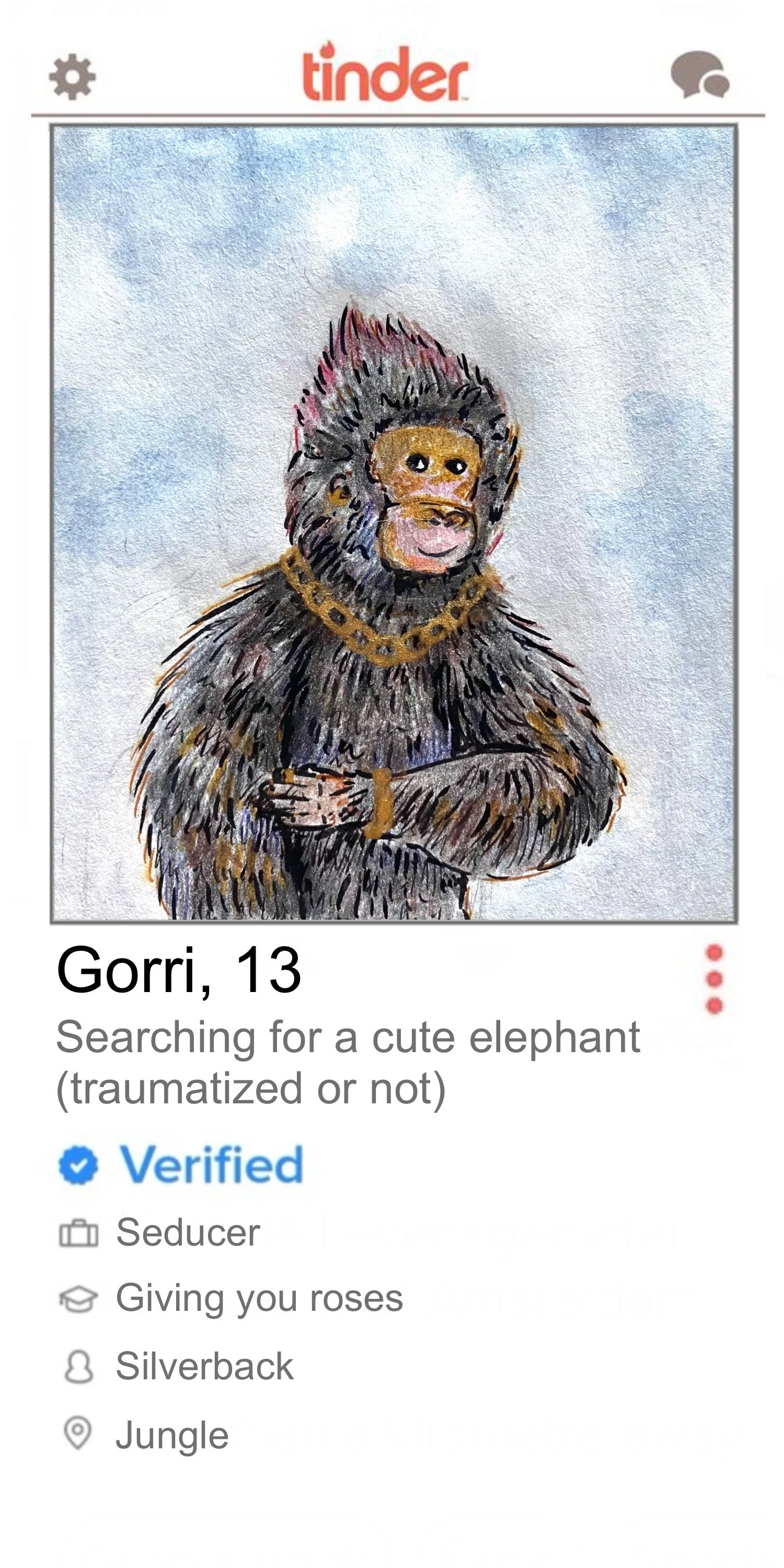 Tinder profile