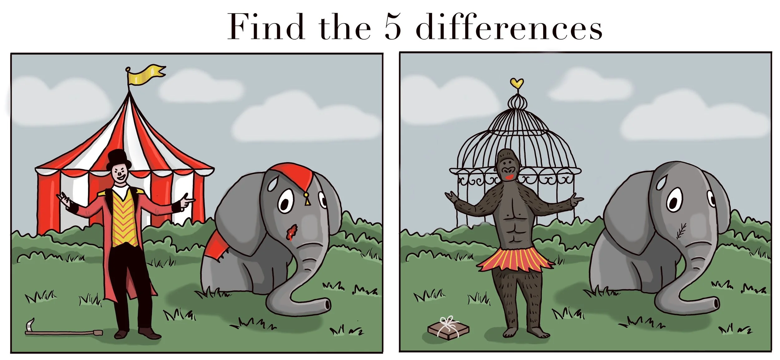 Find the 5 differences