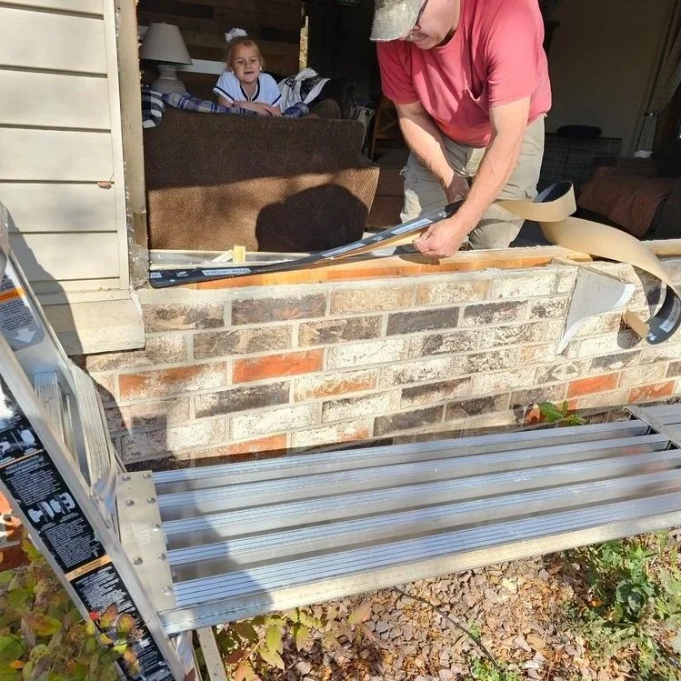 wood interior window installation in Madison, WI