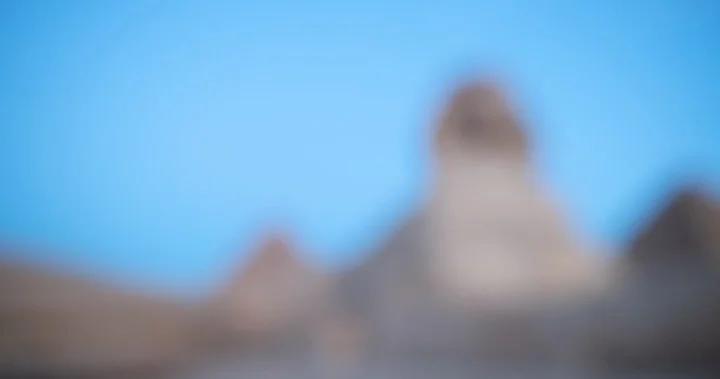 Towards the east, The Great Sphynx guards a treasure beyond measure