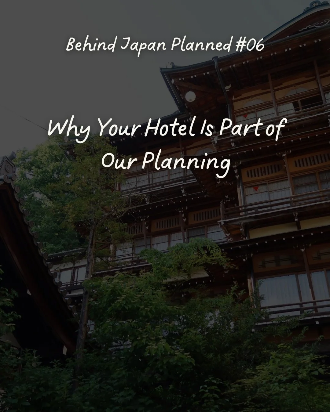 One thing that makes us really happy is when guests tell us they were excited about a hotel we chose &mdash; and sometimes, that hotel was actually one of the reasons they booked the tour.

We think that says a lot.
We don&rsquo;t choose hotels just 