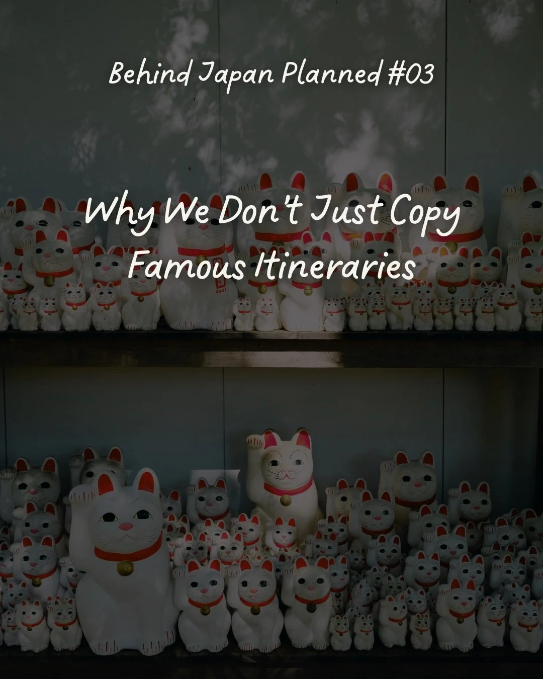 I love Tokyo, Kyoto, and Osaka.
They are popular for a reason, and they are places I would recommend to many travelers &mdash; especially on their first visit to Japan.

But Japan is much bigger than the places everyone knows.
Some of my favorite exp