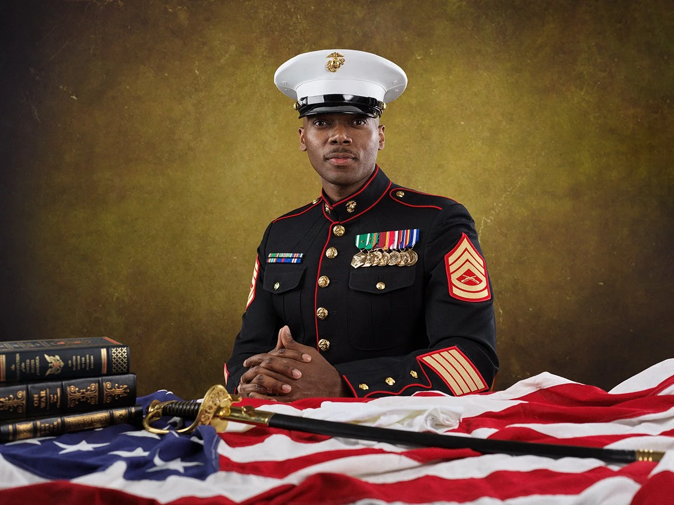 Gunnery Sergeant Marcus Lewis, U.S. Marine Corps