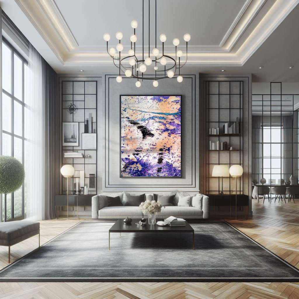 Contemporary Abstract Wall Art | A Caesura of Triadic Harmony