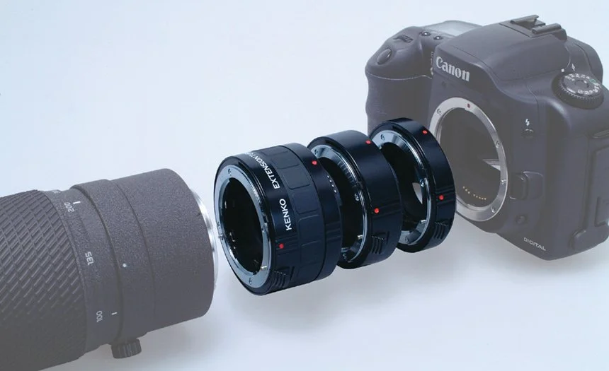 Kenko extension tubes and canon camera