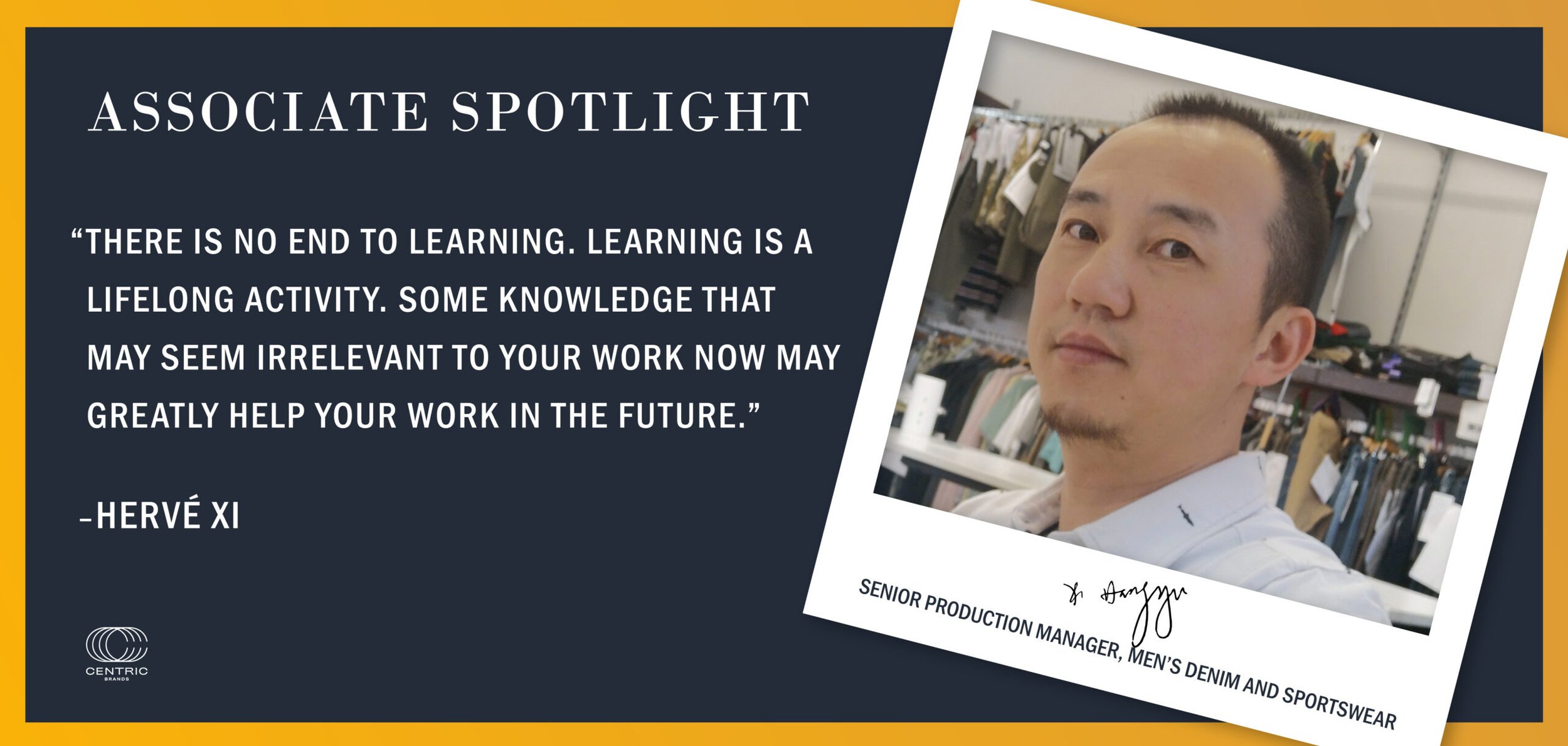 ASSOCIATE SPOTLIGHT SERIES: AN INTERVIEW WITH HERVÉ XI