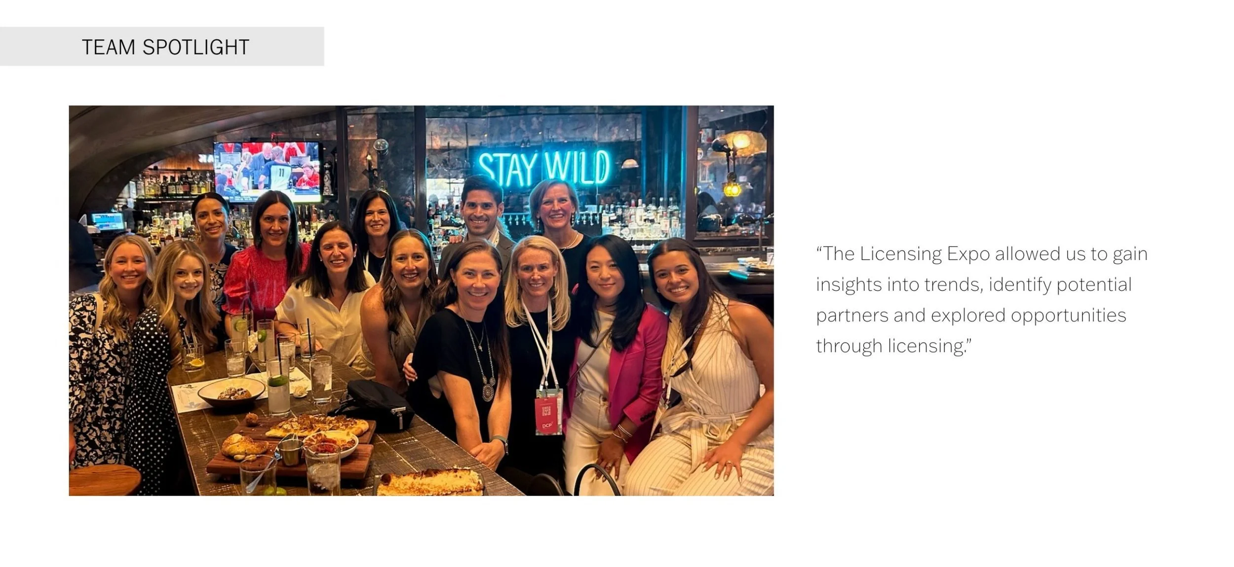 TEAM SPOTLIGHT SERIES: AN INSIDE LOOK AT THE 2024 LICENSING EXPO