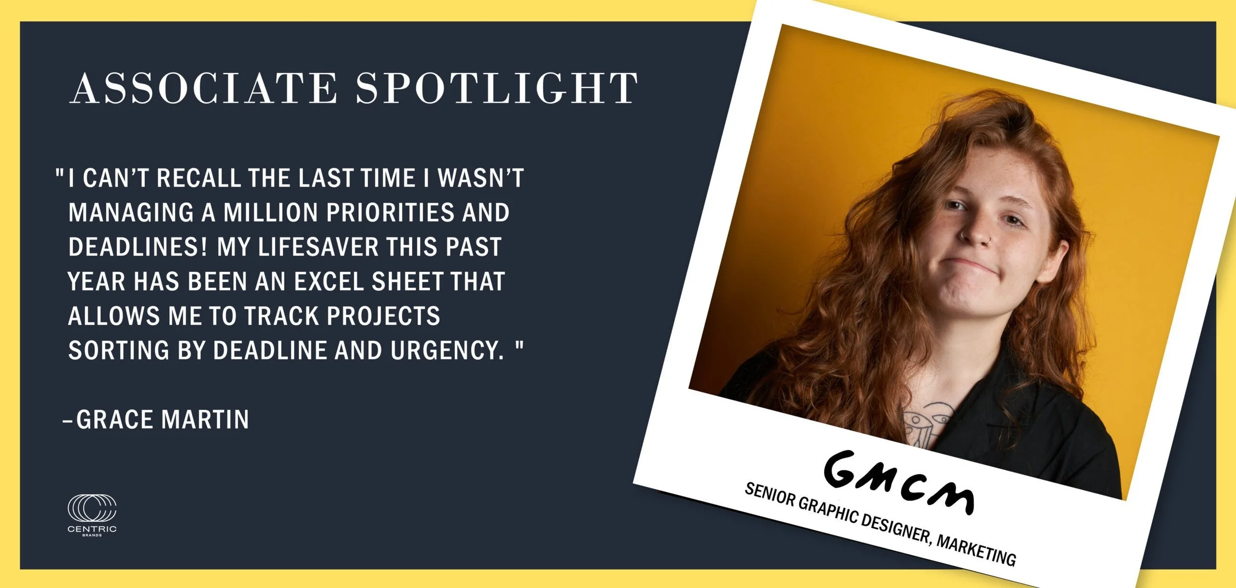 ASSOCIATE SPOTLIGHT SERIES: AN INTERVIEW WITH GRACE MARTIN