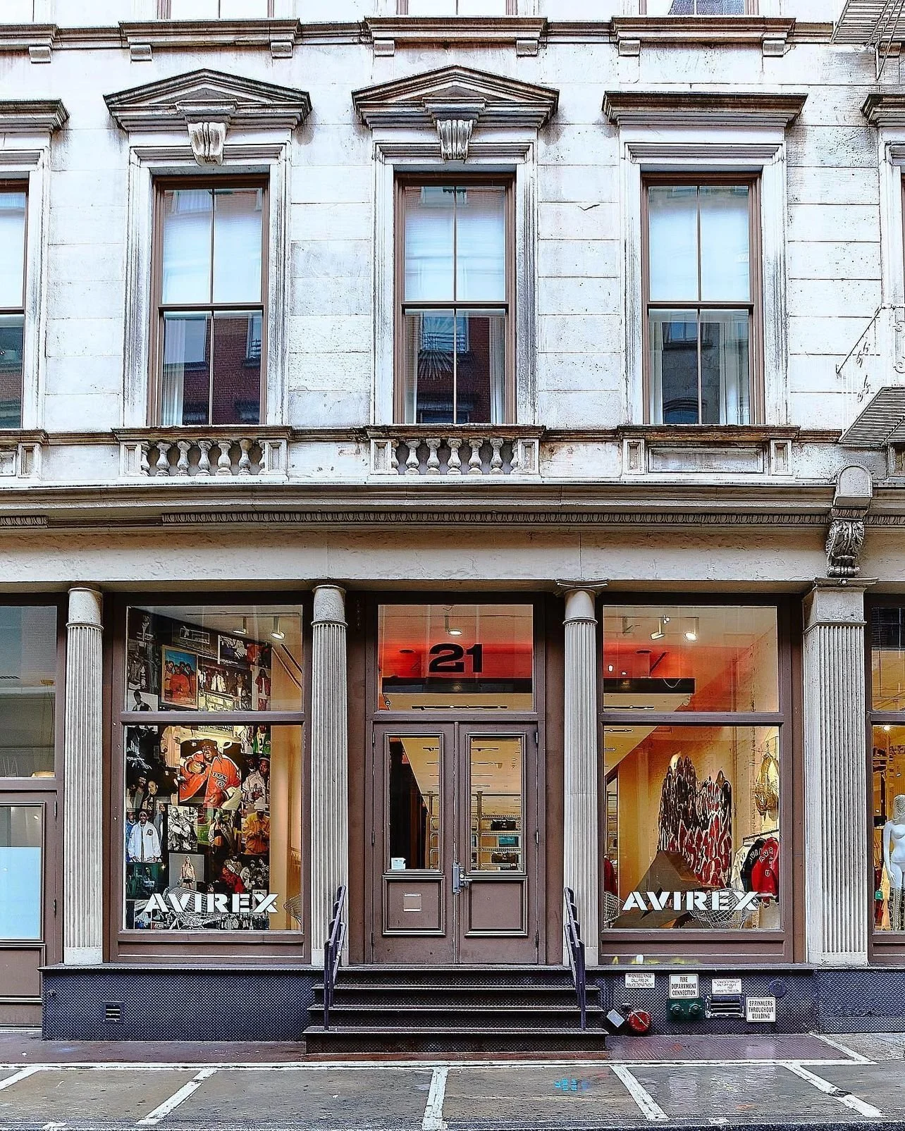 AVIREX OPENS FIRST STORE ON MERCER STREET IN NEW YORK