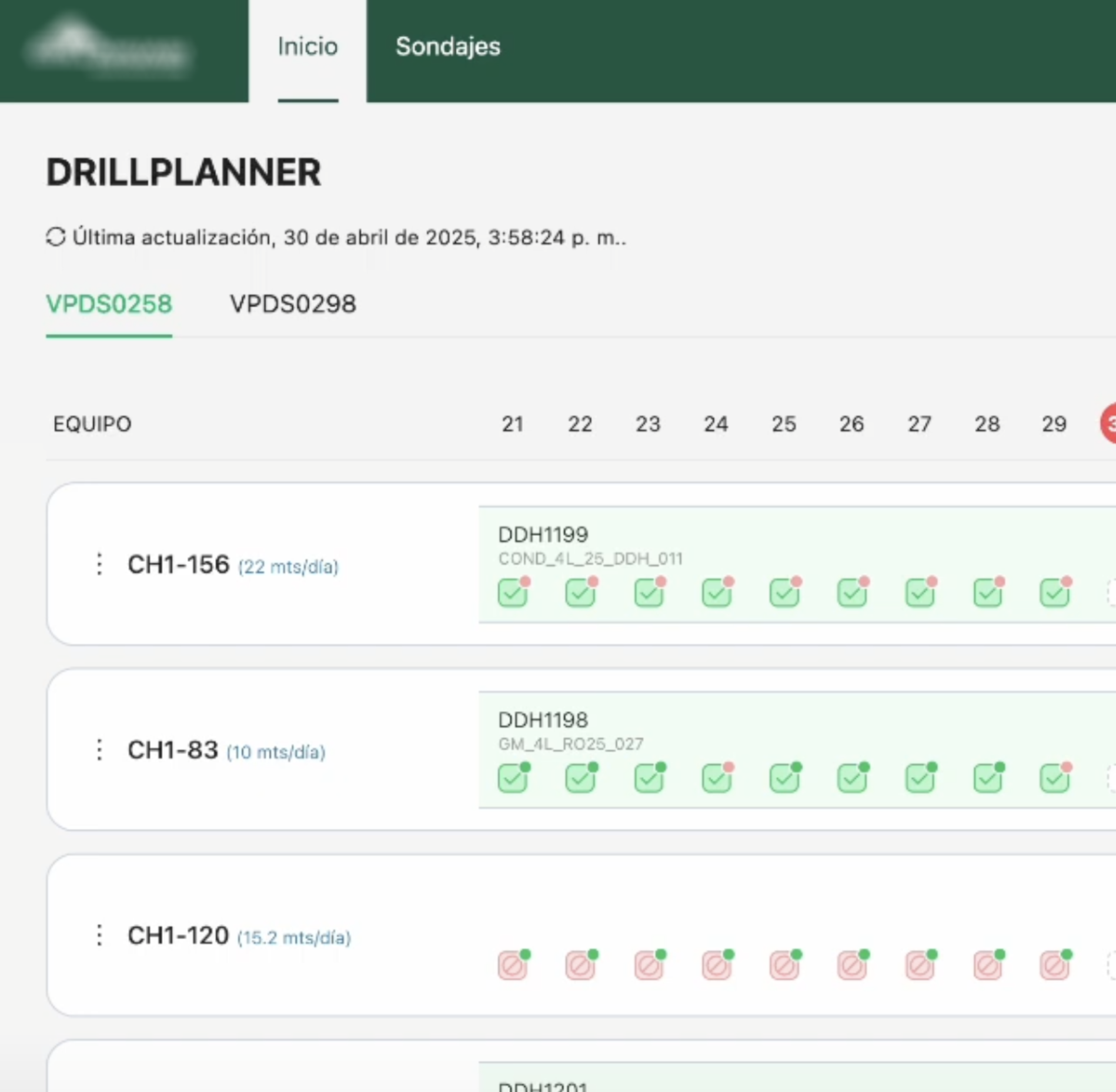 Drillplanner (2024-2025)