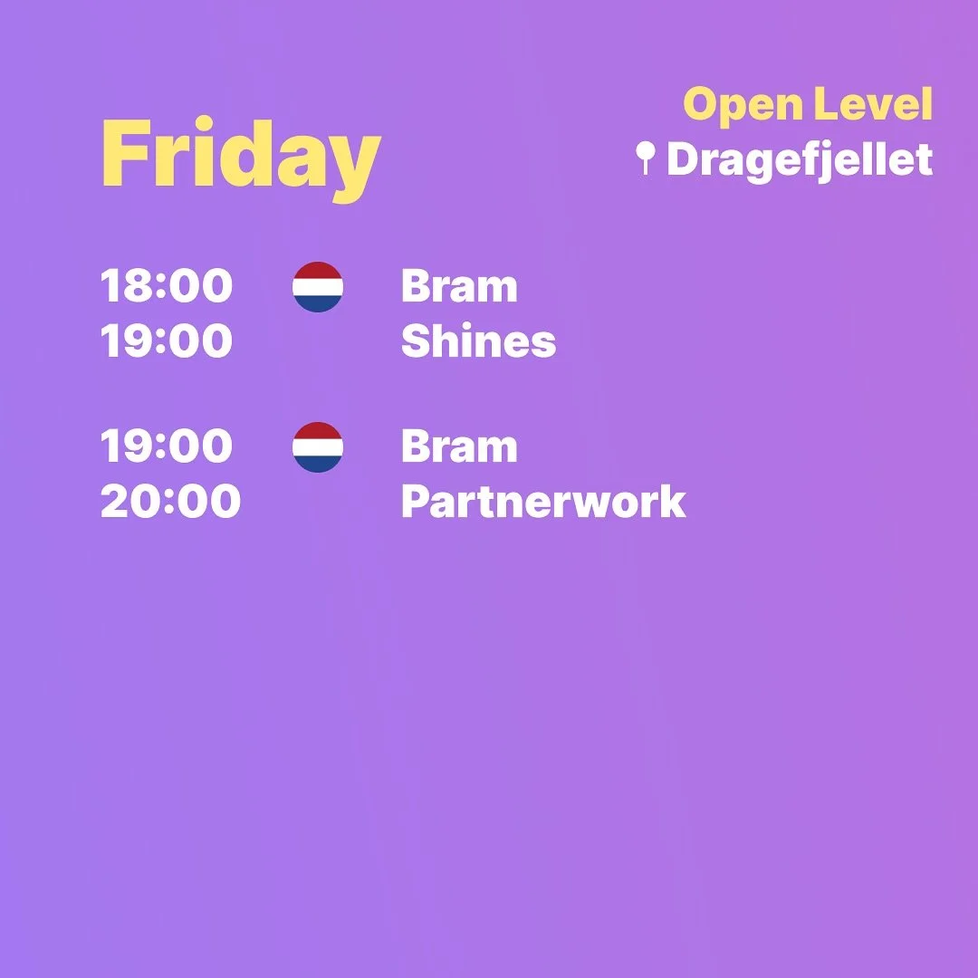 Rooms are updated!

Main track: Dragefjellet (Big Room)
Master track: Teatergaten (Small Room)