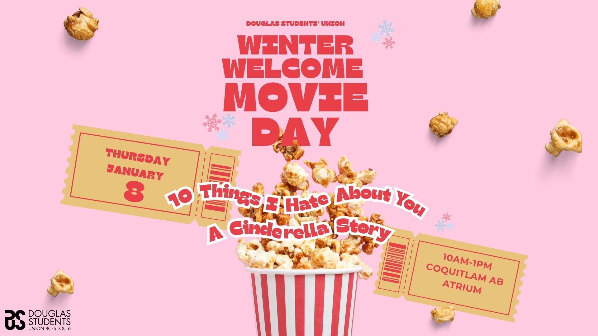 DSU Winter Welcome Movie Day!