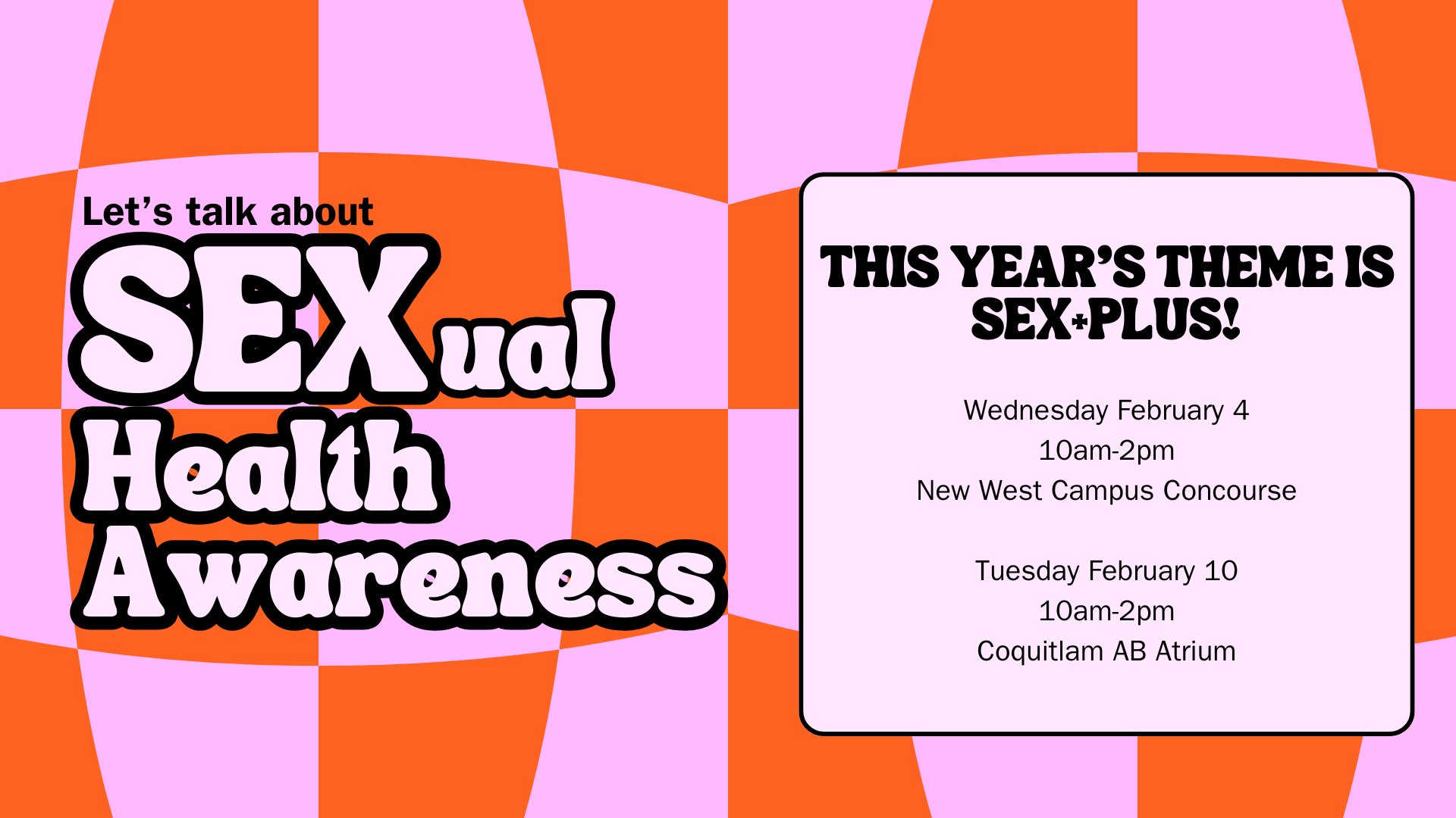 Sexual Health Awareness Week - NW