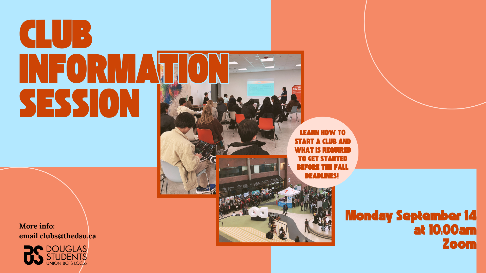DSU Club Info Session