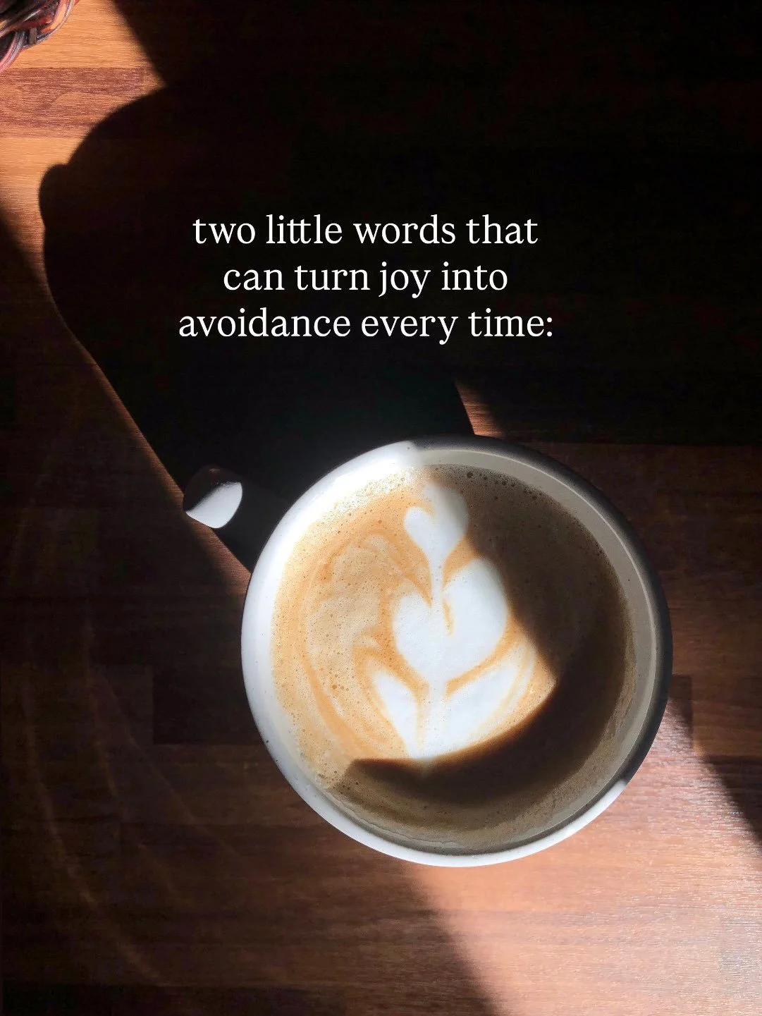 joy, true gratitude and delight are all rooted in the reality that this world and its trouble have been overcome already. I don&rsquo;t want to &ldquo;at least&rdquo; my way around any of the journey to seeing that truth face to face. 🫶🏻

1.12.26