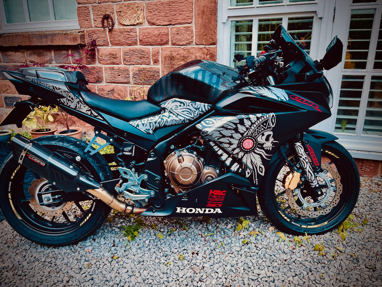 From Skin to Steel: Wrapping My Honda CBR500R Into a Kuroko Ink Machine