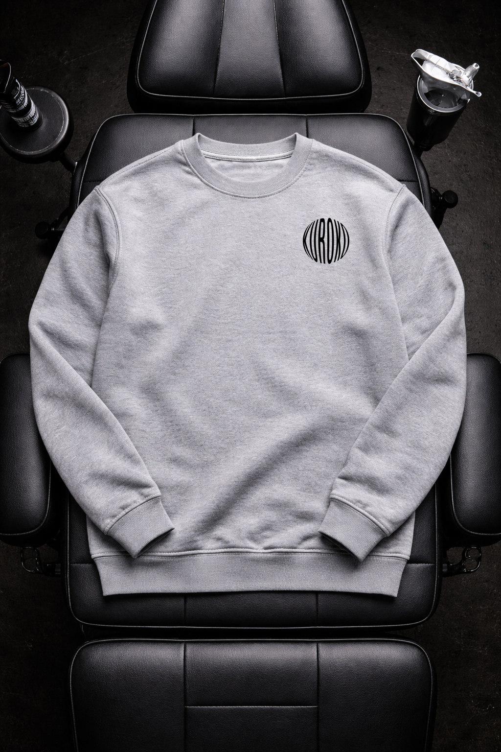 Grey Kuroko Ink sweatshirt with small front logo