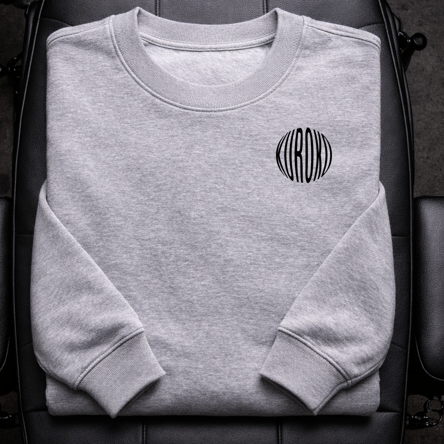 Grey Kuroko Ink sweatshirt with small chest logo