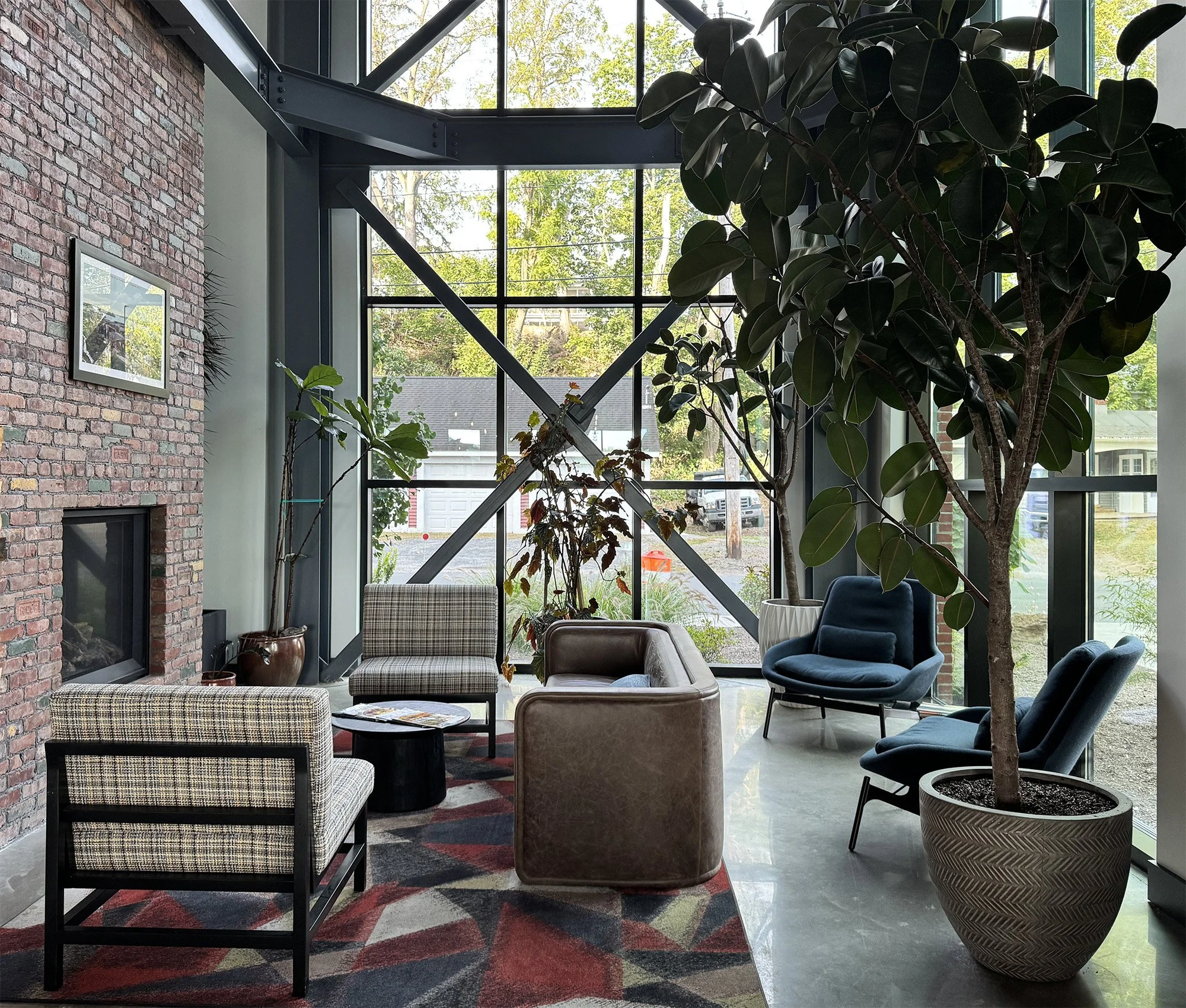 voco James Newbury Hudson Valley by IHG, hotel lobby, Coxsackie, New York