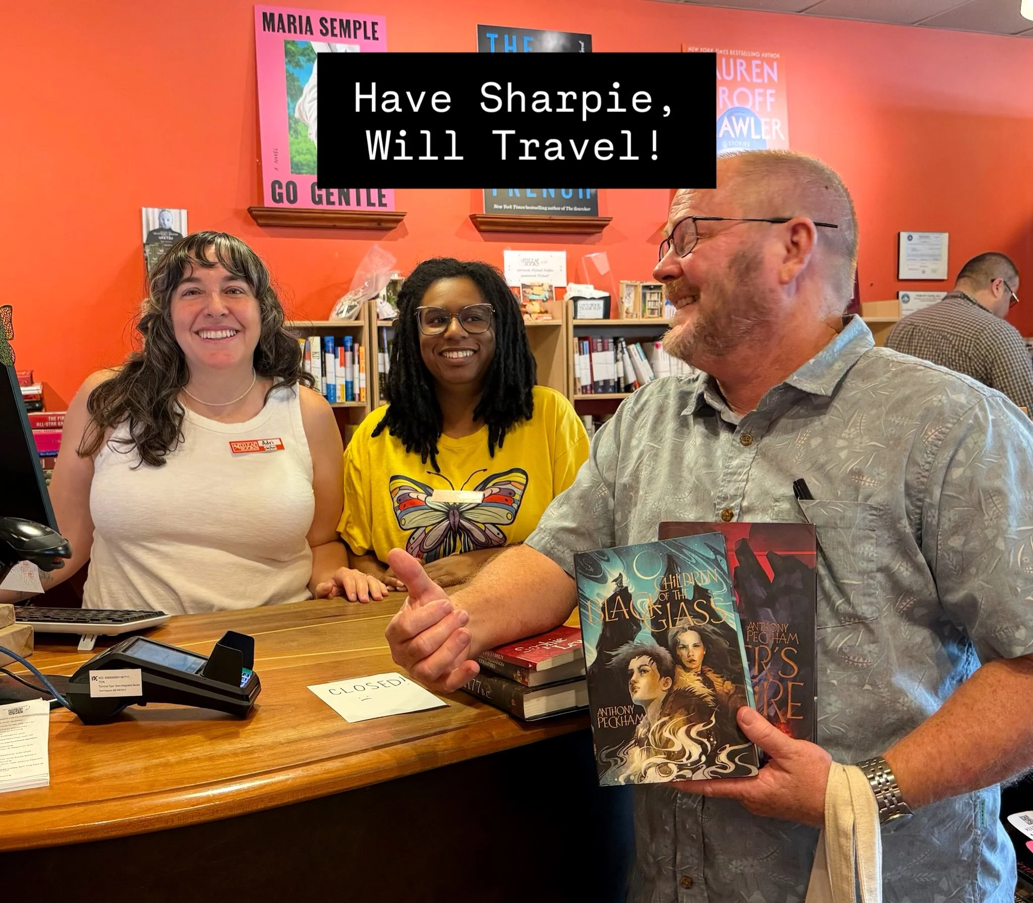 Hanging with the good folks at @flyleafbooks near Duke University.