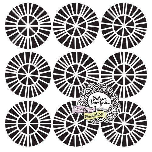Stencil: Spikey Wheels