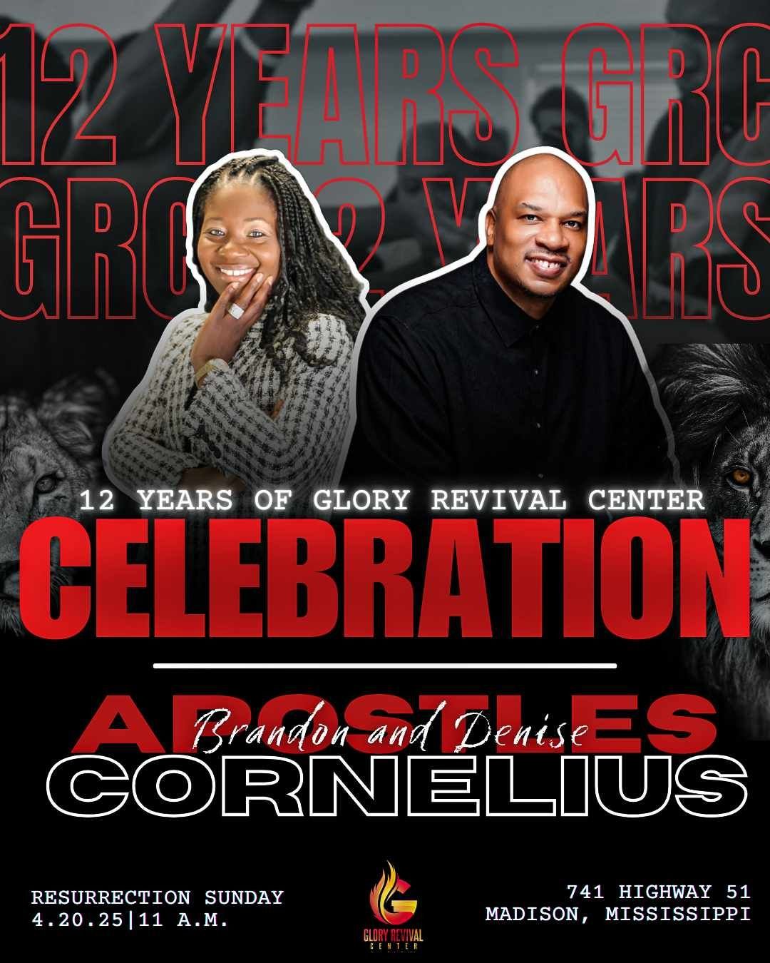 12 Year Anniversary Glory Revival Center