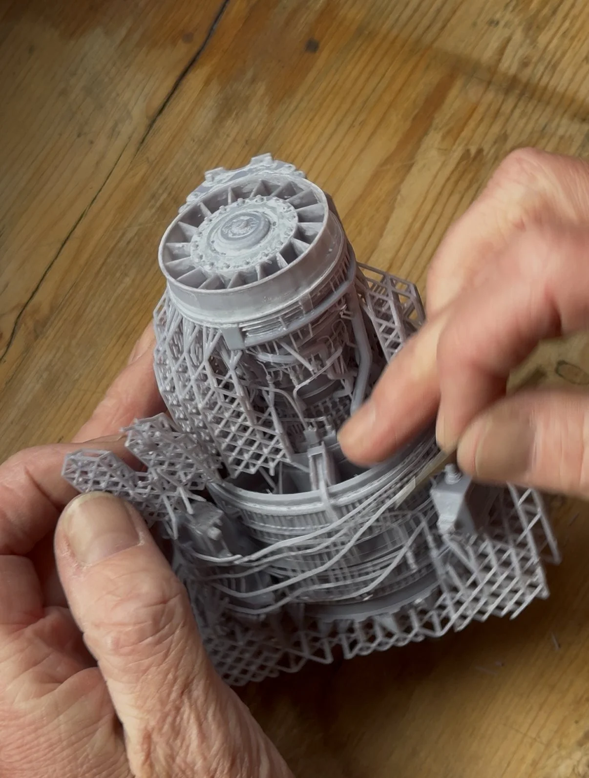 Cleaning the 3D Print
