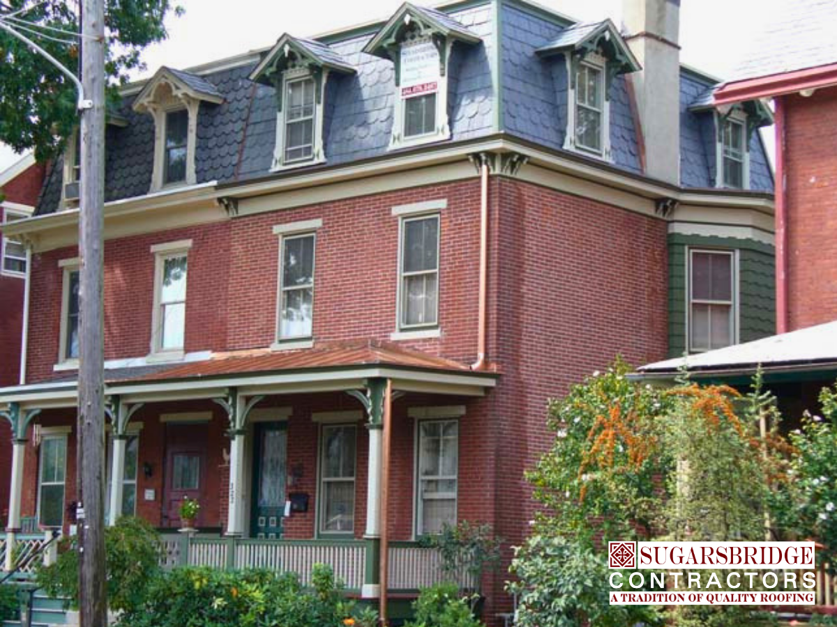 Vermont Slate Roof Downtown West Chester