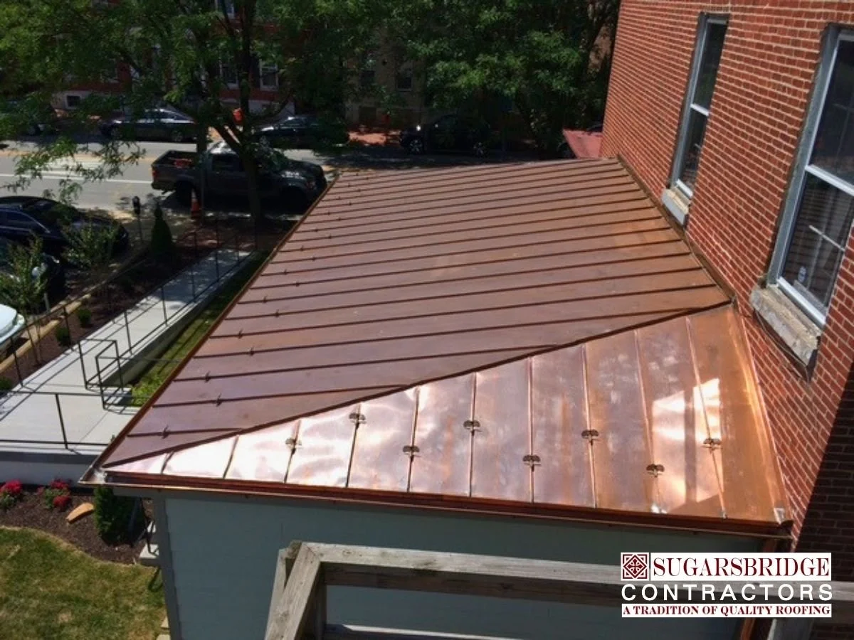 Standing Seam Copper Roof