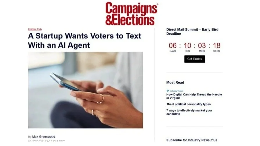 Convos Featured in Campaigns & Elections