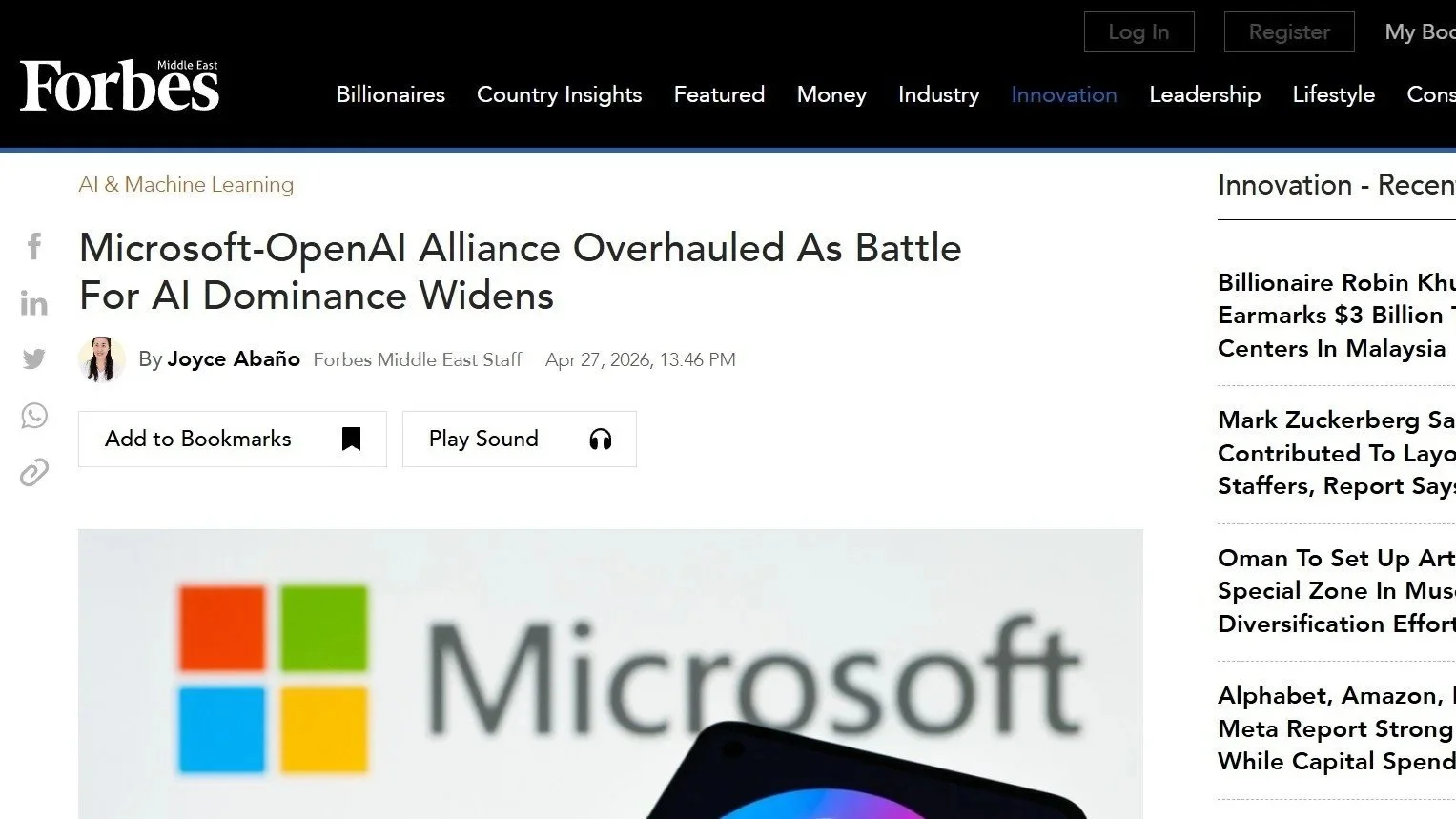 Convos Featured in Forbes ME