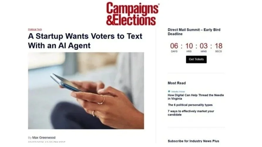 Convos Featured in Campaigns & Elections