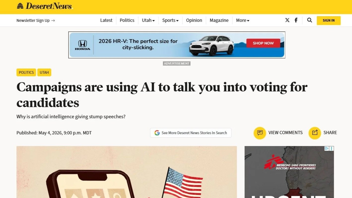 Convos Featured in the Deseret News
