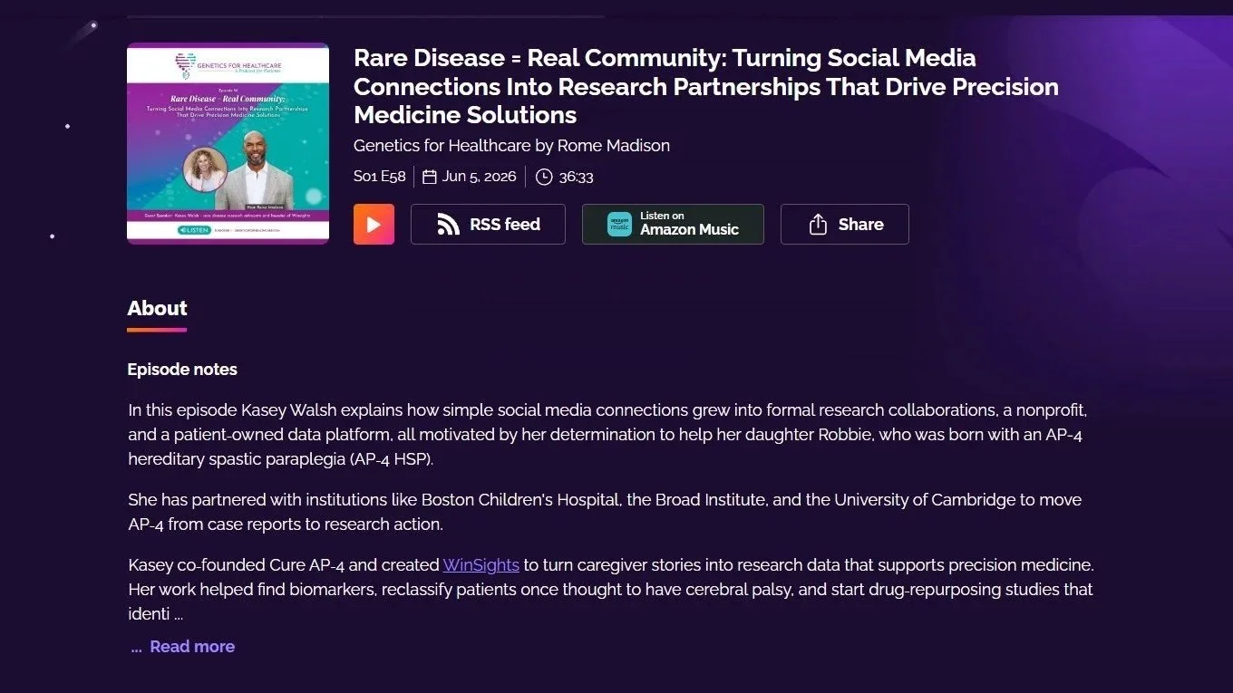 Winsights Featured on Genetics for Healthcare Podcast