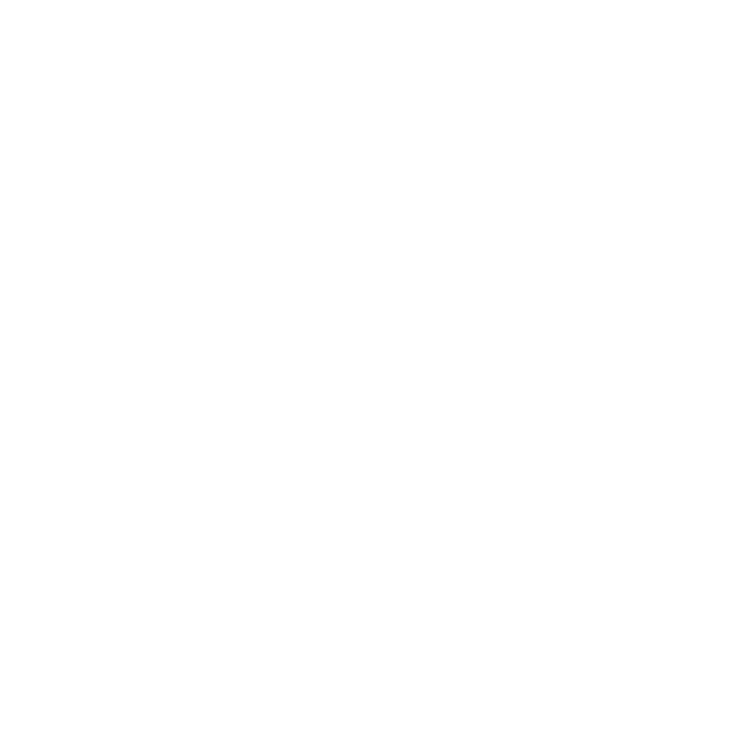 A white heart outline on a black background.