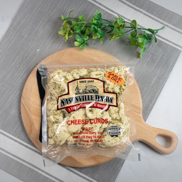 Garlic & Dill Flavored Cheese Curd 16oz