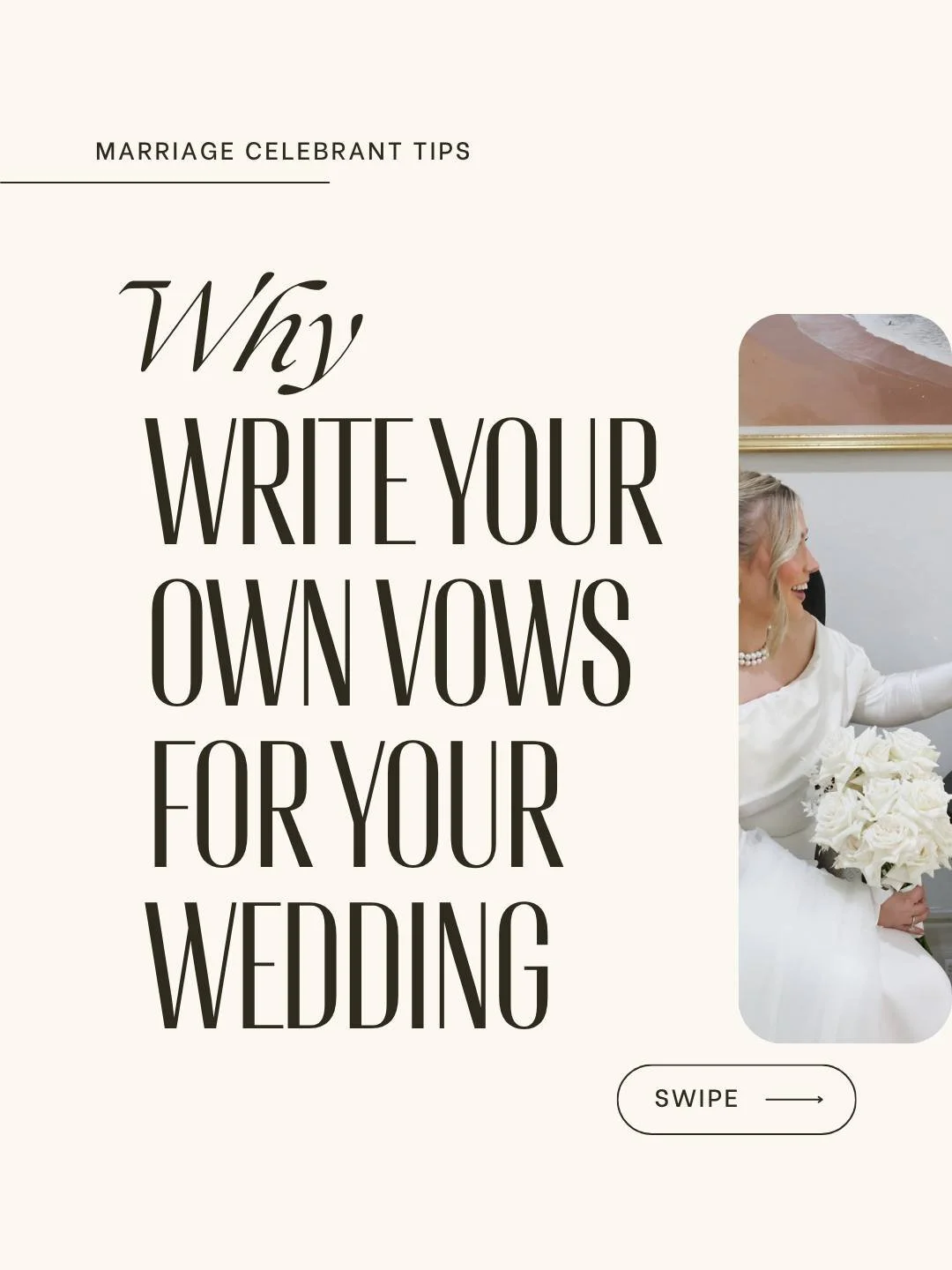 ✨ Marriage Celebrant Tips ✨
One of the most powerful ways to make your wedding ceremony truly unforgettable is to share meaningful moments. 💍💕

When you take the time to reflect on your love story &mdash; from your first date to the little quirks t
