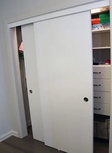 Closet door alignment and track fixes