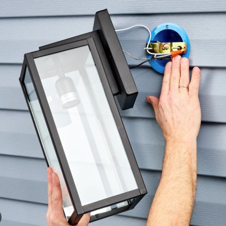 Add new outside light fixture