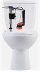 Replace toilet valve & flapper