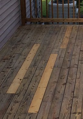 Replace Deck boards