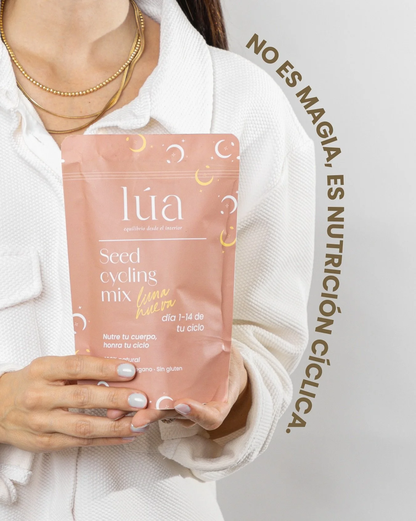 Seed cycling sin complicarte la vida. Nuestro mix est&aacute; hecho para acompa&ntilde;arte en cada fase de tu ciclo. Lo puedes usar como t&uacute; quieras y tu ciclo lo agradece. ✨💗☺️

#somoslua#seedcycling#hormonalbalance#hormonehealth#balancehorm