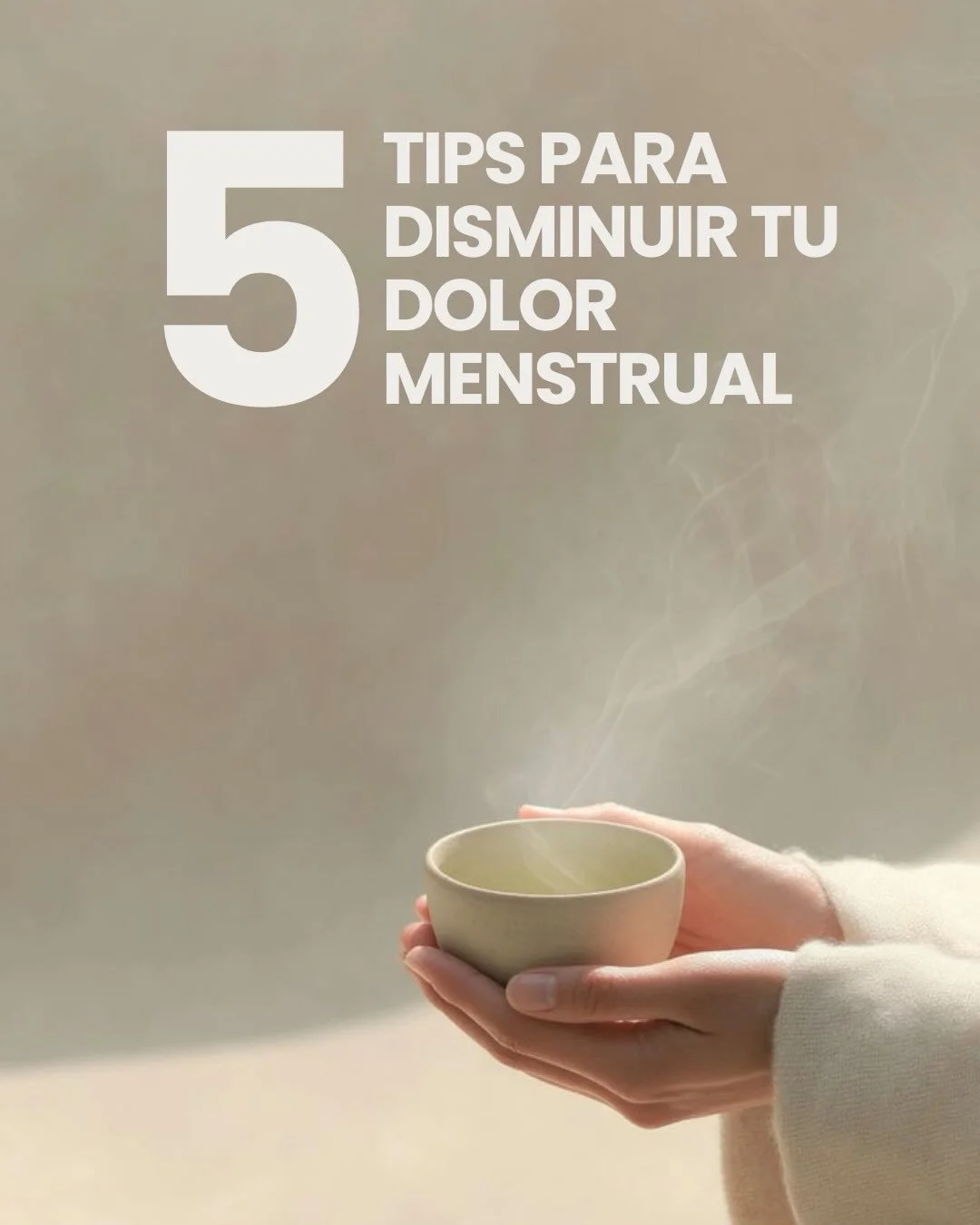 Peque&ntilde;os cambios crean grandes alivios. La menstruaci&oacute;n es una invitaci&oacute;n a bajar el ritmo, a escucharte y a cuidarte con m&aacute;s intenci&oacute;n.

No se trata de aguantar el dolor, sino de acompa&ntilde;ar a tu cuerpo con lo