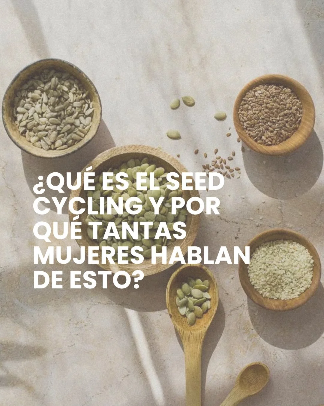 El seed cycling no se trata de hacerlo perfecto, sino de empezar a escuchar tu cuerpo. 🤎✨Informaci&oacute;n que como mujeres debimos aprender desde siempre 🌙&nbsp;
Guarda este post para volver a &eacute;l cuando lo necesites. 🌷💖

#somoslua#seedcy