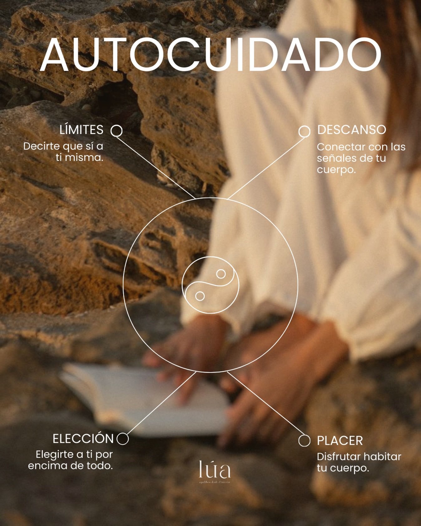 Autocuidado no es hacerlo todo. Es elegirte con honestidad, poner l&iacute;mites cuando los necesitas, descansar sin culpa y permitirte placer sin justificarlo. 🌙 Algunos d&iacute;as ser&aacute; respirar. Otros, decir que no. Otros, simplemente, par