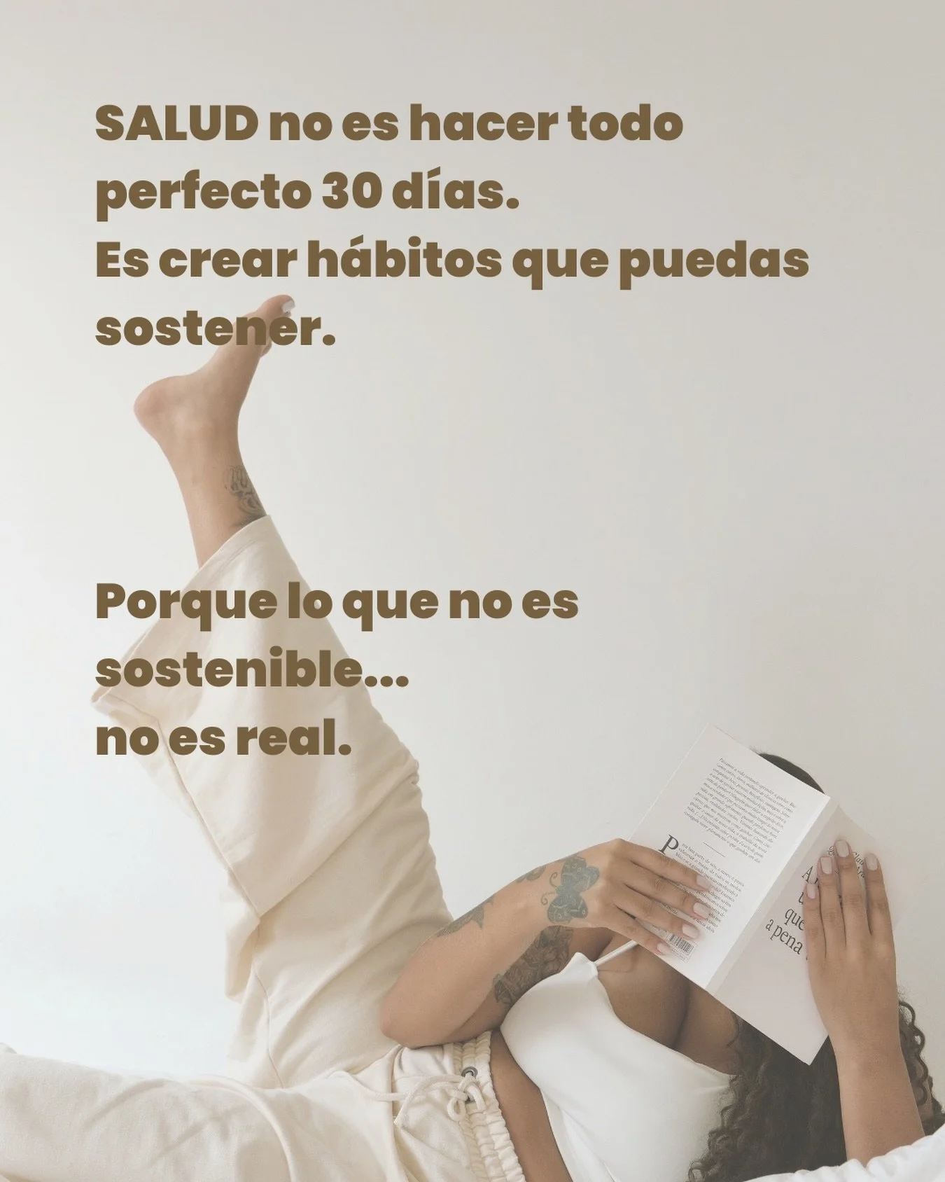 Porque lo que no puedes sostener&hellip;
no es real.

La salud no es hacerlo perfecto,
es hacerlo constante.

Menos extremos, m&aacute;s h&aacute;bitos 🤍

Comp&aacute;rtelo con la persona que te impulsa a comenzar buenos h&aacute;bitos ✨