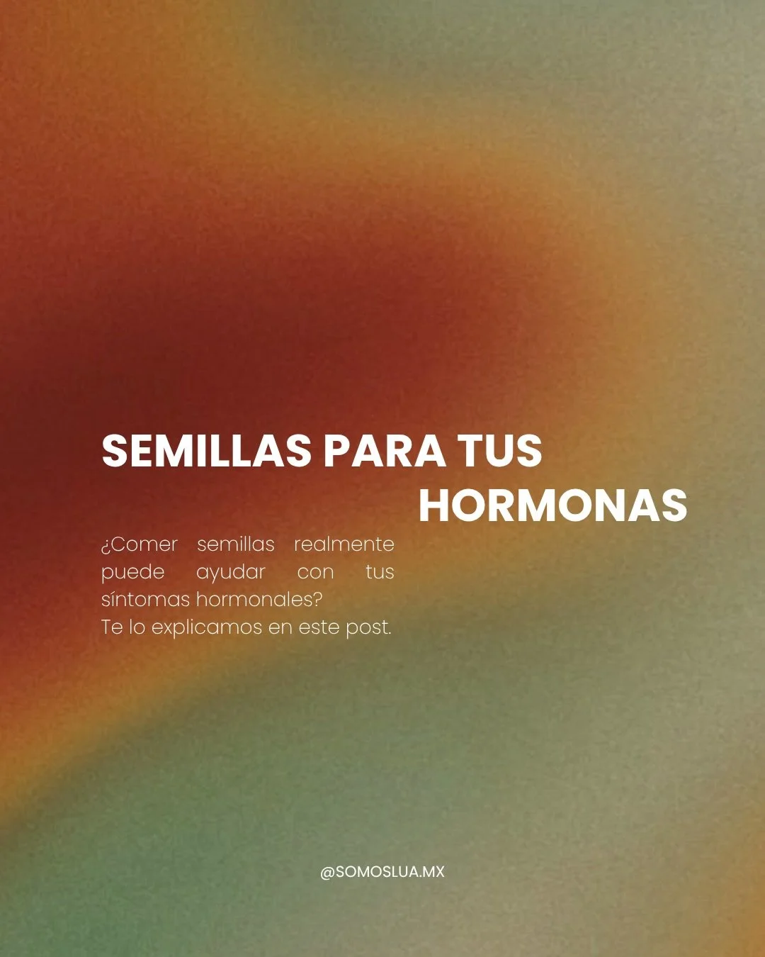 &iquest;Semillas para las hormonas? S&iacute;, y no es solo una &ldquo;tendencia&rdquo; 🌙

Muchas mujeres lo usan para ayudar con:
🤍 SPM
🤍 c&oacute;licos
🤍 acn&eacute; hormonal
🤍 inflamaci&oacute;n
🤍 ciclos irregulares

En L&Uacute;A lo hacemos