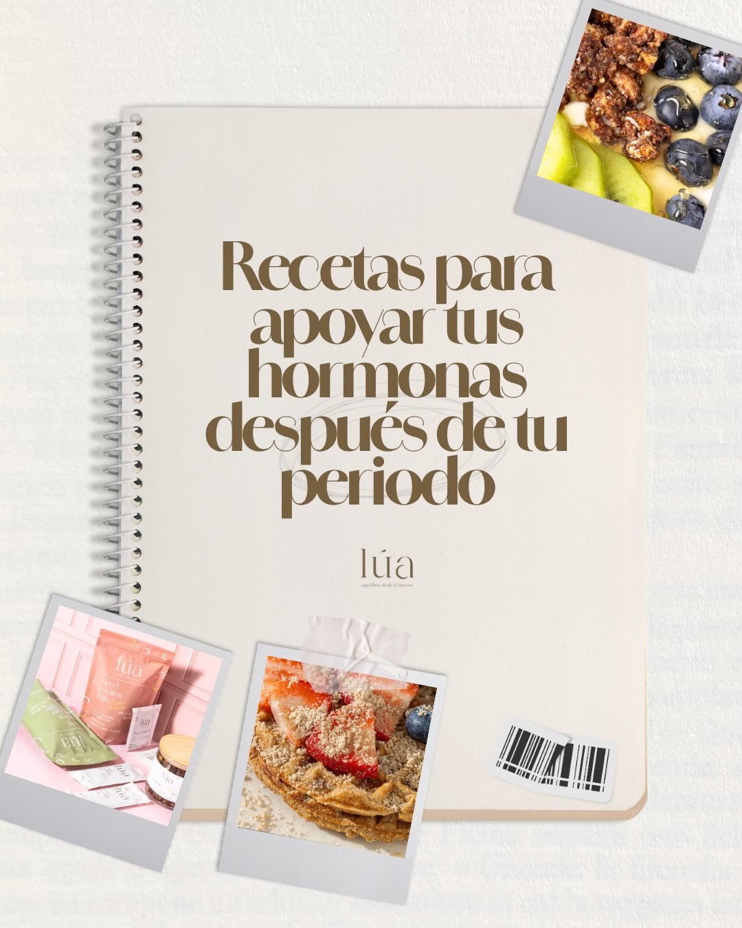 Despu&eacute;s de tu periodo, tu cuerpo entra en una fase en donde la energ&iacute;a empieza a regresar ✨

Y s&iacute;, lo que comes tambi&eacute;n puede ayudarte a sentirte mejor durante esta etapa de tu ciclo 🤍

Guardamos aqu&iacute; algunas recet