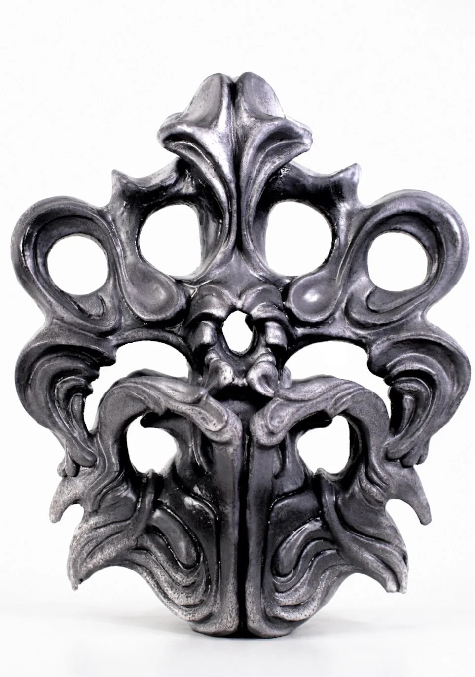 "The Long Look", 21"x18"x12", Glazed Black Stoneware, 2026 